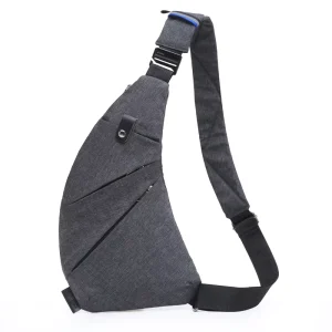Men’s Chest Bag Crossbody Bag Single-shoulder Bag Multi-function Casual Anti-Theft Anti-lost Business Travel Nylon Cross-border