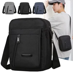 Men’s Chest Bag Nylon Backpack Fashion Style Casual Business Outdoor Messenger Bag
