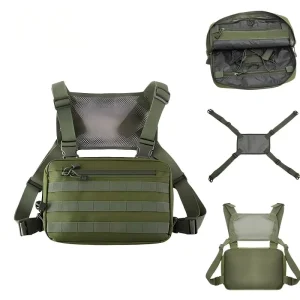 Men’s Chest Bag Outdoor Upgraded Version Enthusiast Casual Multi-purpose Toolkit Zipper Portable