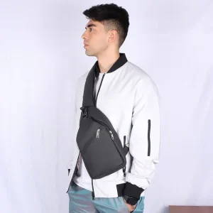 Men’s Chest Bag Waterproof Fanny Pack Crossbody Handbag Messenger Style for Men and Women
