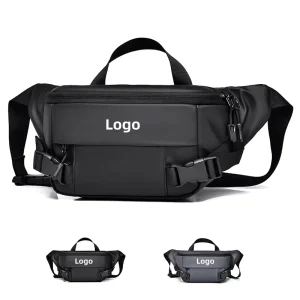 Men’s Chest Bags Fashion Anti Theft Waterproof Fanny Pack Sling Shoulder Messenger Waist Bags for Sport Travel