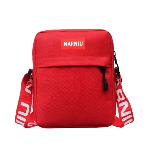 Men’s College Messenger Sling Shoulder Bag Sport and Travel Crossbody Bag Polyester Style Lady Design