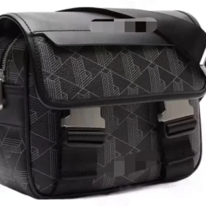 Men’s Croc-dilen Crossbody PU Leather Bag Casual Sling Shoulder Side Messenger with Custom Logo Fashion Style for Summer Spring