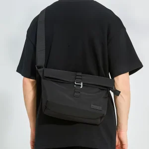 Men’s Crossbody Bag Backpack Shoulder Bag Men’s Waterproof Oxford Cloth Travel Satchel Casual Messenger Bag