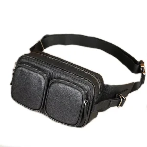 Men’s Crossbody Bag Custom Logo High Quality Shoulder Bag with Zipper Pockets and Adjustable Strap for Man Outdoor