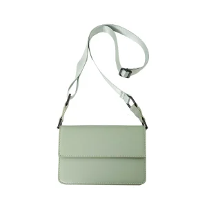 Men’s Crossbody Bag High End Vintage Fashion Style Waterproof Durable PU Zipper Versatile Flip Cover Small Square Bag