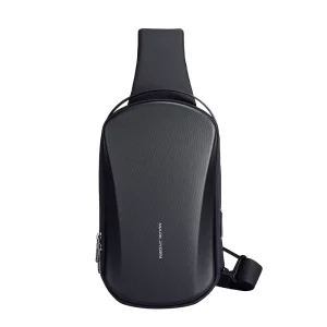 Men’s Crossbody Bag Large Capacity Hard Shell Chest Bag Men’s Backpack F_MR3998Pro