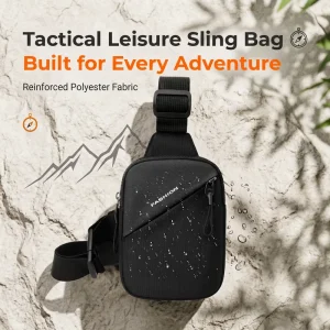 Men’s Crossbody Bag Outdoor Sports Hiking Phone Bag Breathable Mini Design for Leisure Travel