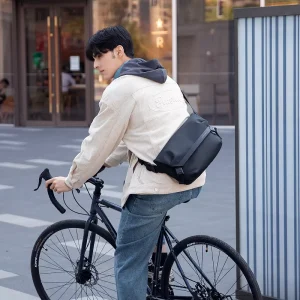 Men’s Crossbody Bag Sports Cycling Crossbody Bag Custom Backpack Manufacturer L MR2819 B