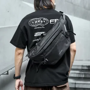 Men’s Crossbody Bag Water Resistant Chest Bag for Man Outdoor Casual Sport Cycling Travel Shoulder Bags