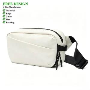 Men’s Crossbody Bag Waterproof and Wear resistant Premium Sling Bag Portable Chest Bag for Cycling and Daily Carry