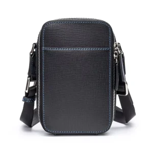 Men’s Crossbody Bags with Detachable Shoulder Strap Small Size Custom Embossed Logo Sling Bag for Cell Phone