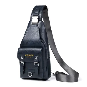 Men’s Crossbody Men’s Chest Bag Designer Messenger Bag Leather Shoulder Bags Diagonal Package Back Pack Travel
