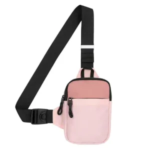 Men’s Crossbody Messenger Bag Comfortable Nylon Shoulder Adjust Strap Fashionable Design for Daily Use