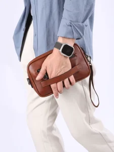 Men’s Crossbody Shoulder Bag Messenger Luxury Fashion Business Casual Bag Letter Pattern Waterproof High-quality