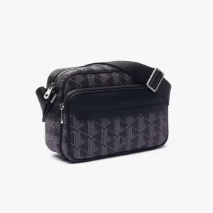 Men’s Crossbody Shoulder Bag with France Logo Small Square Design Men’s Messenger Bag