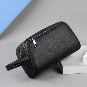 Men’s Custom Material Fashion Waterproof Stylish Durable Handbag Zipper for Work Commute Large Storage Gift for Professionals