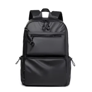 Men’s Durable Oxford Laptop Backpack Large Capacity Casual Travel Bag for College Students with Polyester Lining