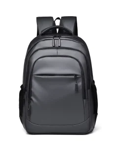 Men’s Durable Oxford Polyester Laptop Backpack Waterproof Computer Bag for Business Travel Leisure School Work Zipper Closure
