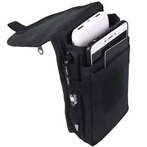 Men’s Durable Waist Pocket for Hiking Large Smartphone Pouch Cell Phone Holder Tactical Phone Holster Carrying