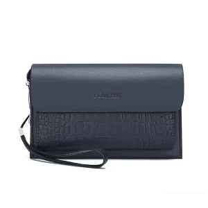 Men’s Fashion Business Casual Handbag, Password Lock, Large Capacity, Portable, Polyester Lining