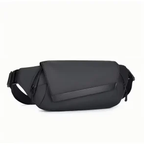 Men’s Fashion Chest Bag Water Proof Durable Oxford Material Versatile Small Shoulder Commuting Portable Travel Running