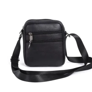 Men’s Fashion Crossbody Bag Large Capacity Genuine Leather Men’s Messenger Bags