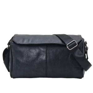 Men’s Fashion Crossbody Bag Simple Casual Cylinder Bag Daily Use Essential Sports Small Bag