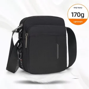 Men’s Fashion Nylon Waterproof Crossbody Backpack with Custom Logo Small Size Outdoor Student Sling Bag