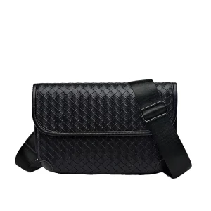 Men’s Fashion Waterproof PU Leather Outdoor Sports Travel Crossbody Messenger Bag Luxury Sling Shoulder Chest Pack Characters