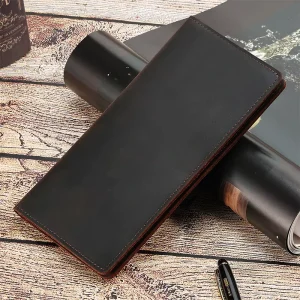Men’s Fashionable Classic Casual RFID Protected Credit Wallet Long Daily Use Card Wallet with Open Closure Character Pattern