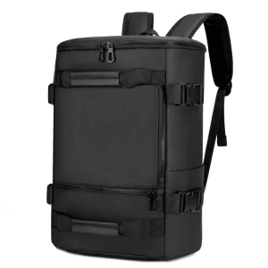 Men’s Fashionable Large Capacity Waterproof Nylon Laptop Backpack Portable Business Shoulder Bag for Travel Laptop Bags