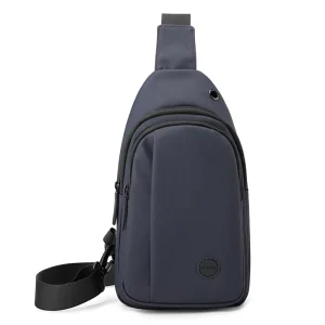 Men’s Fashionable Nylon Chest Bag Custom Waterproof Walking & Jogging Shoulder Sling Leisure Sports Accessory