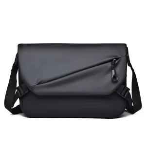 Men’s Fashionable Nylon Waist Bag Adjustable Sling Bag Waterproof Lightweight Durable Crossbody Bag Travel Sports Backpack
