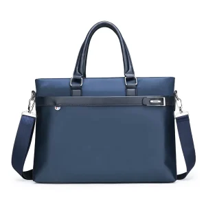 Men’s Fashionable Oxford Business Casual Backpack Handbag with Tablet Stand Soft A4 File Suitable for Daily Office Use