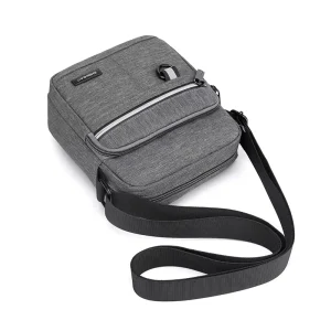 Men’s Fashionable Oxford Cloth Casual Canvas Backpack Single Shoulder Crossbody Phone Bag New Model Small Messenger Bag