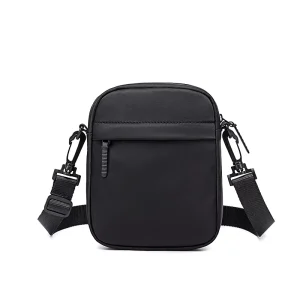Men’s Fashionable Waterproof Nylon Sling Bag Lightweight Mini Crossbody Chest for Travel Work Sports