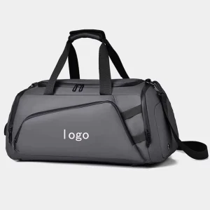 Men’s Fitness Bag Dual purpose for Wet and Dry Use Training Sports Bag Large Capacity Luggage Backpack Travel Bag