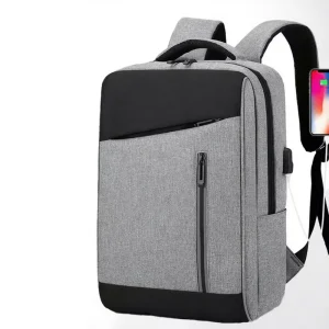 Men’s Genuine Business Computer Backpack Super Lightweight Air Cushion Straps Large Capacity for Business Travel Student
