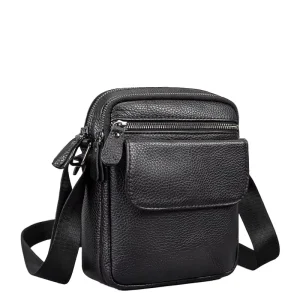 Men’s Genuine Leather Fashion Business Office Bag Top Handle Shoulder Crossbody Messenger Styles Daily Use