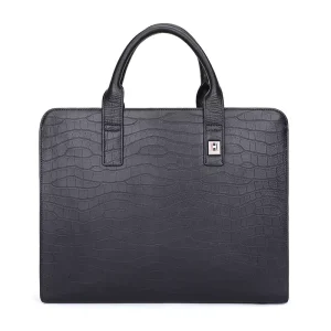 Men’s Genuine Leather Handmade Casual Business Crossbody Hard Case Expanded Computer Briefcase Urban Simplicity