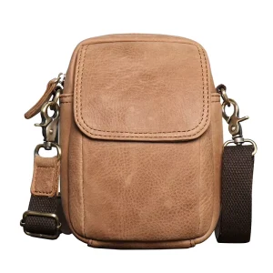 Men’s Genuine Leather Messenger Sling Bag Top Layer Cowhide Document Tote and Crossbody Shoulder Bag Gift Bolsa De Hombro