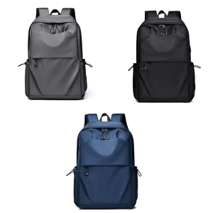 Men’s Genuine Leather Polyester Lightweight Large Capacity 20-35L Burden Reduction Cross-Border Trend Summer Backpack