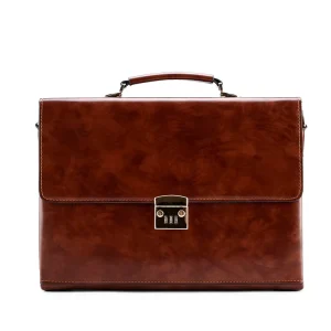 Men’s Genuine Leather Soft Business Briefcase Anti-theft Messenger Bag New Stylish