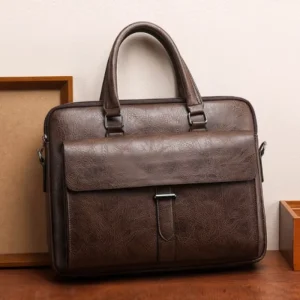 Men’s Handbag Business Commuting Briefcase Large Capacity Computer Bag Shoulder Bag Crossbody Bag
