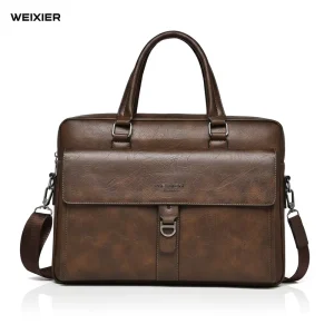 Men’s Handbag Business Commuting Briefcase Large Capacity Computer Bag Shoulder Bag Crossbody Bag