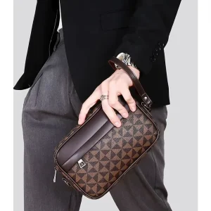 Men’s Handbag Casual Small square Bag Fashionable Travel Bag Outdoor Sports Crossbody Bag