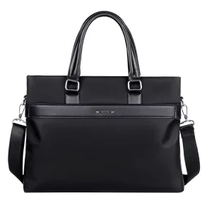 Men’s Handbag Fashion Casual Oxford Cloth Breathable Waterproof Wear resistant Soft Shoulder Business Laptop Bag