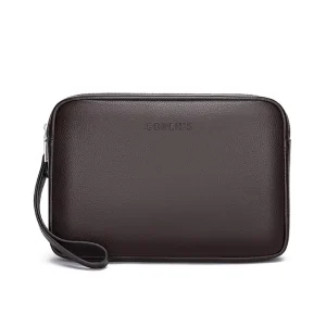 Men’s Handbag Leather Large Capacity Business Casual Handbag High Quality Soft Leather Boutique Men’s Bag