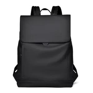 Men’s High-End Business Travel Backpack with Computer Bag Large Capacity Polyester Lining Burden Reduction